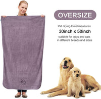 KinHwa Dog Towels for Drying Dogs - 30inchx50inch / Purple - image 2