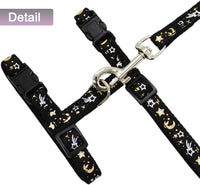 Cat Harness and Leash Set for Outdoor Walking Escape Proof Adjustable - Black / M - image 2