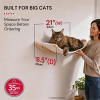 Cat Wall Hammock for Large Cats, Cat Wall Bed – Essentials for Cats - image 2
