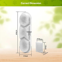 12 Pack Dog Water Fountain Replacement Filters for 410oz/3.2Gal/12L - 6 Pack - image 2