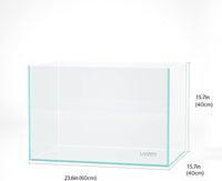 Aquarium 75H 37 Gallon Ultra Clear Glass Rimless Fish Tank – Essentials for Fish - Standard / 23Gal W23.6×D15.7×H15.7 in(60x40x40cm) - image 3