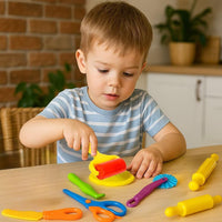 Unleash Creativity with 6 Unique Dino Molds Dough Toys Dough - 9pcs - image 4