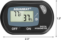 AQUANEAT Reptile Thermometer Hygrometer Digital Display Temperature - 2 Packs - image 4