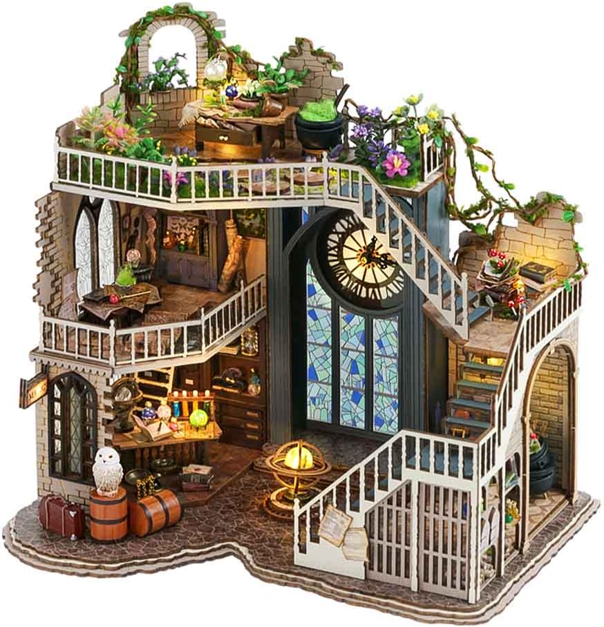 CUTEBEE 3D Wooden Puzzle for Adults - Magic House