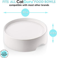 CatGuru Food Table for Cat Bowls - Standard / Marshmallow - image 2