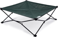 Coolaroo On-The-Go Elevated Dog Bed - King / Brunswick Green