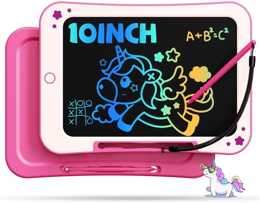 TEKFUN 2 Pack LCD Writing Tablet with Stylus - Pink / 10 inches