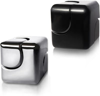 Fidget Spinner Toys Cube Adults - Black+silvery
