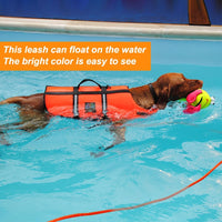 Vivifying Floating Long Dog Leash - 20ft / Orange - image 2