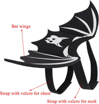 Pet Cat Bat Wings for Halloween Party Decoration - Small / White Ghost - image 2