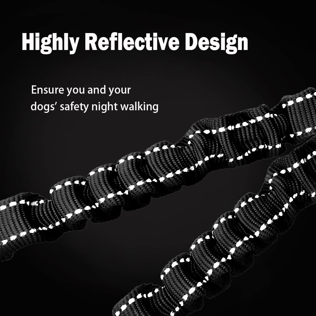 3 Way Dog Leash Coupler Heavy Duty No Pull Multiple Double Tangle - image 2