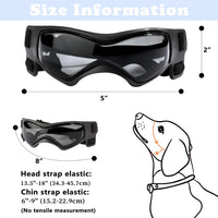 QUMY Dog Goggles Small Medium Breed Dog Sunglasses UV Protection - Pink - image 3