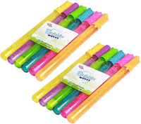 novelinks 24 pack of 4 oz bubble bottles with wands in six bright colors - view 2
