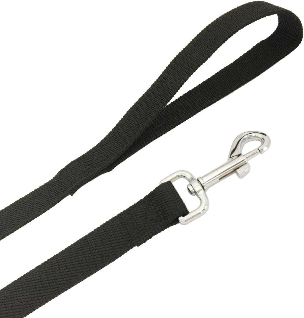 SALO Nylon Training Dog Leash for Small Medium Large Dogs - Black / 3/4 inch x 20 feet - image 4