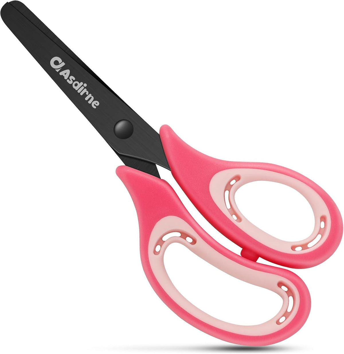 Asdirne blunt tip kids scissors, 13.5 cm, with stainless steel blades and soft grip handle - view 2