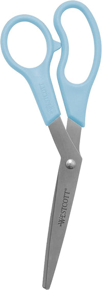 Westcott All Purpose Value Scissors, 8" Bent, Black - image 3