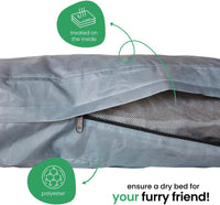 Molly Mutt Dog Bed Liner, Water-Resistant Liner, Washable - 45"x36"x5" - image 4