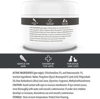 Smiling Paws Pets - Antibacterial & Antifungal Wipes for Dogs & Cats (with Chlorhexidine & Ketoconazole)