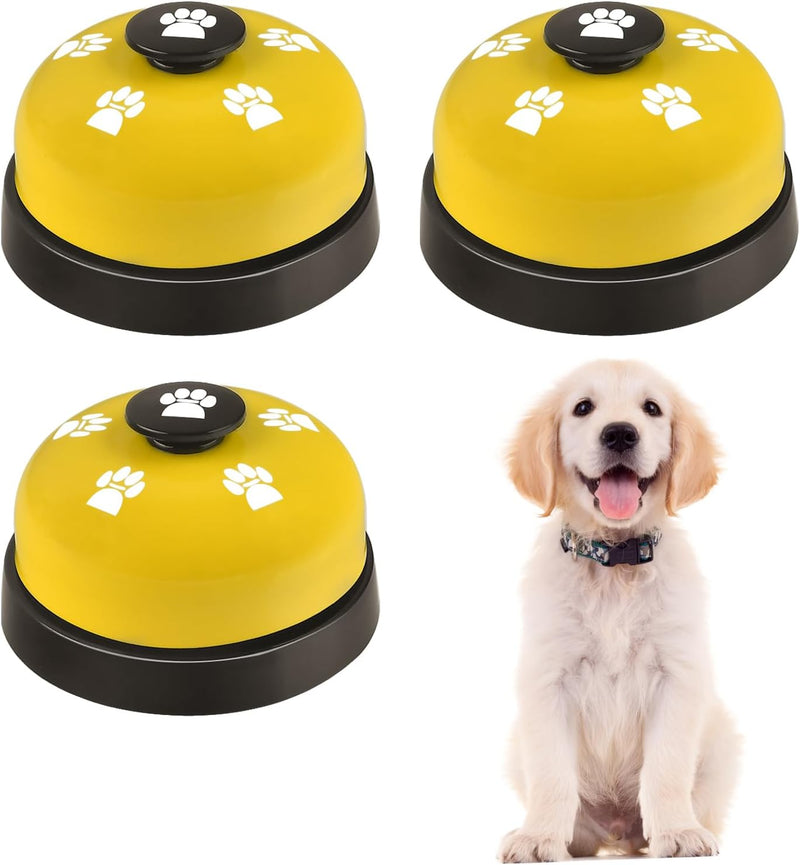 3 Pack Dog Doorbells, Pet Training Bells for Outside Potty Training and Communication, Bell for Dog