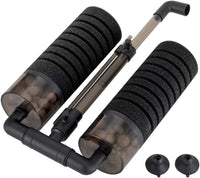 Hygger Aquarium Double Sponge Filter, Comes with 2 Spare Sponges - Filter M (15-55 gallon) - image 2