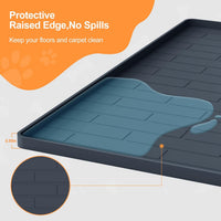 Pee Pad Tray Holder for Dogs - Dark Gray / 34"L x 28"W - image 3