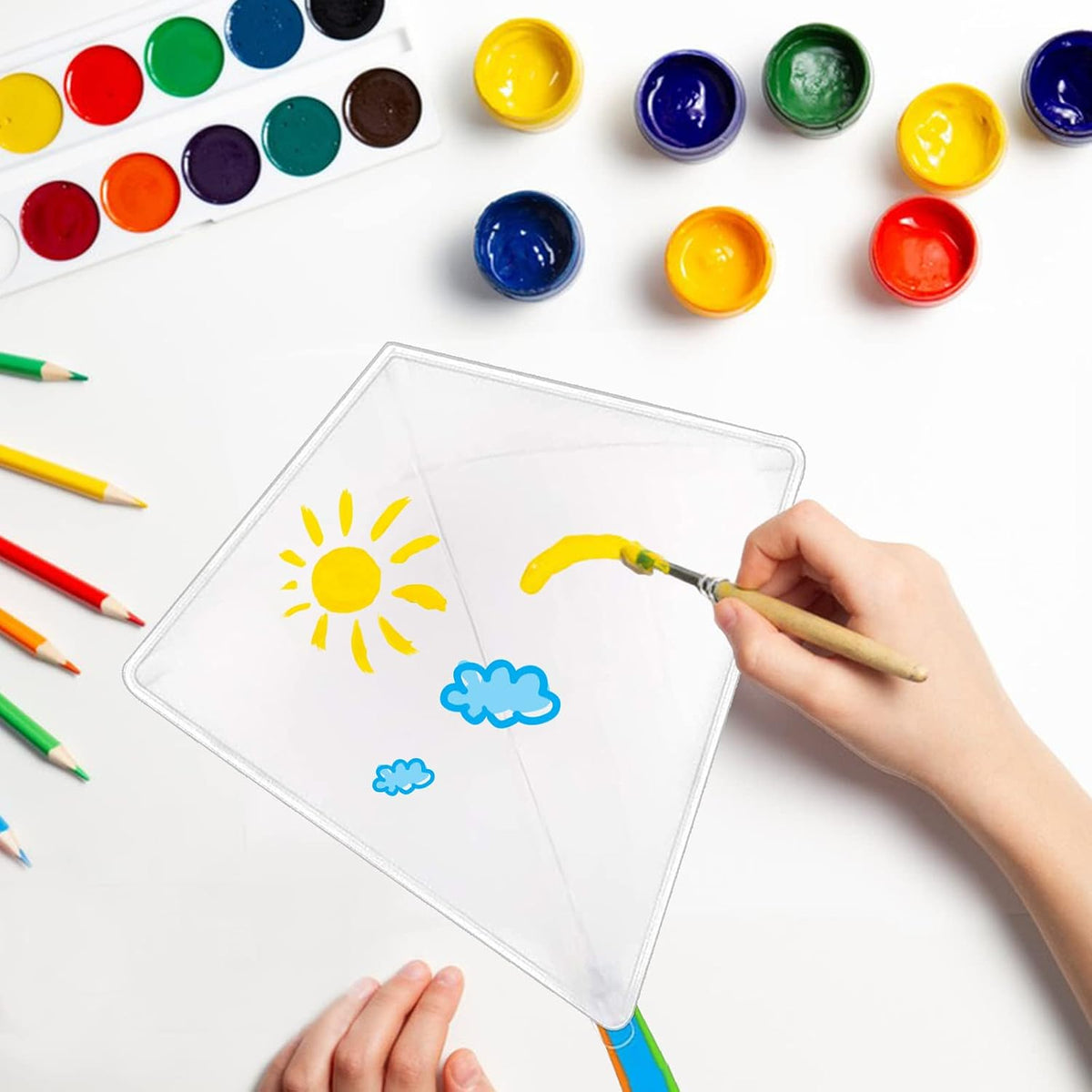 DIY Kites for Kids Kite Making Kit - 10 Pack - image 3