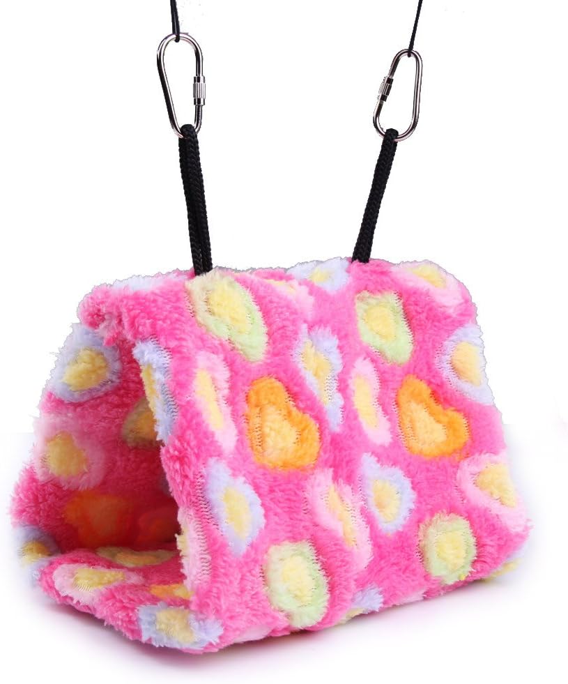 Vktech Plush Snuggle Bird Hammock Hanging Snuggle Cave Happy Hut Bird - image 2