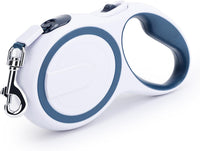Segarty 26ft Dog Leash Retractable - Blue White / 16ft(up to 44 lbs)