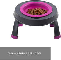Dexas Pets Elevated Pet Feeder, 4 Cup Capacity - Small/1.5 Cup Capacity / Fuchsia - image 3