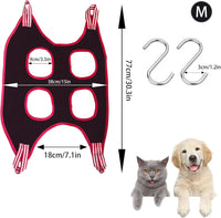 Dog Grooming Hammock Harness - Black M - image 2