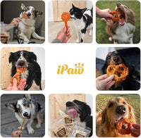 iPaw Turkey Tendons for Dogs, 100% Turkey and US Sourced Raw Material, Hypoallergenic, All Natural Human Grade Puppy Chew, Rawhide Alternative Dog Treats, 5 Unit/Pack Strip