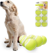 All for Paws Interactive Hyper Fetch Super Bounce Tennis Balls Dog Toy - Ball*6(2.5 inch)