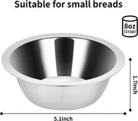 Fri4Free 2PCS 8oz Stainless Steel Hanging Kennel Water Bowls – Essentials for Dogs - 8.0oz - image 2
