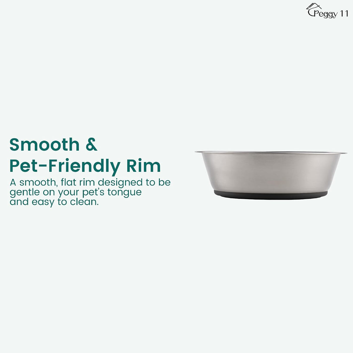 Lightweight Stainless Steel Cat Bowls, 1.8 US Cup Each - Single / 1.8 Cup - image 4