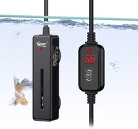 hygger Mini Fish Tank Submersible Heater 50W for 5-10 Gallons Small - 75W