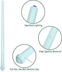 Gejoy 2 Pcs Magic Wand for Kid Light up with Sound - Blue - image 3