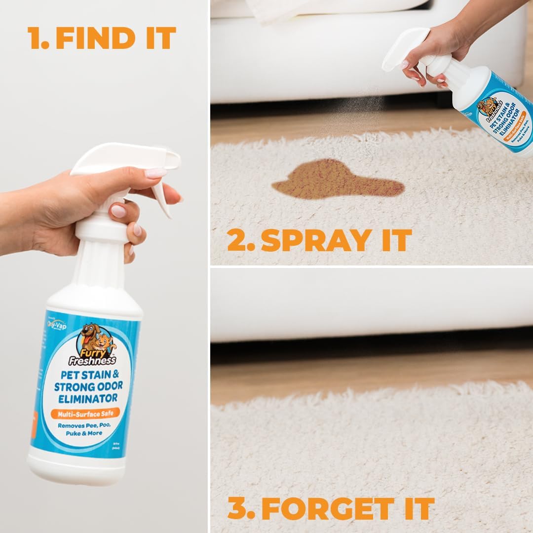 FurryFreshness Extra Strength Cat or Dog Pee Stain & Permanent Odor - image 2