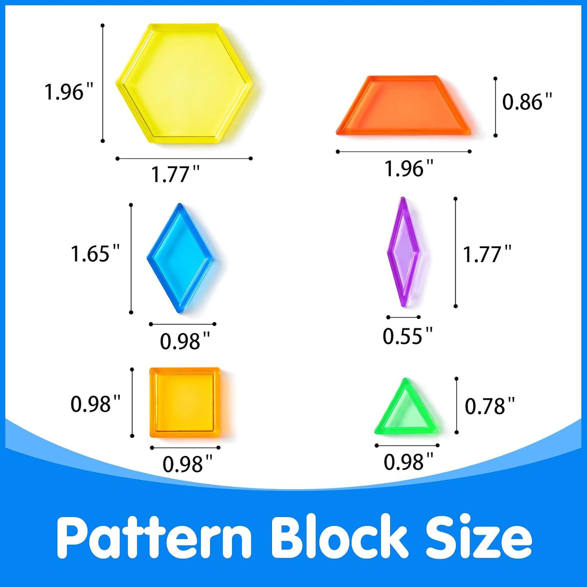 100 Pcs Translucent Linking Cubes, Light Table Manipulatives - Translucent Pattern Blooks - image 3
