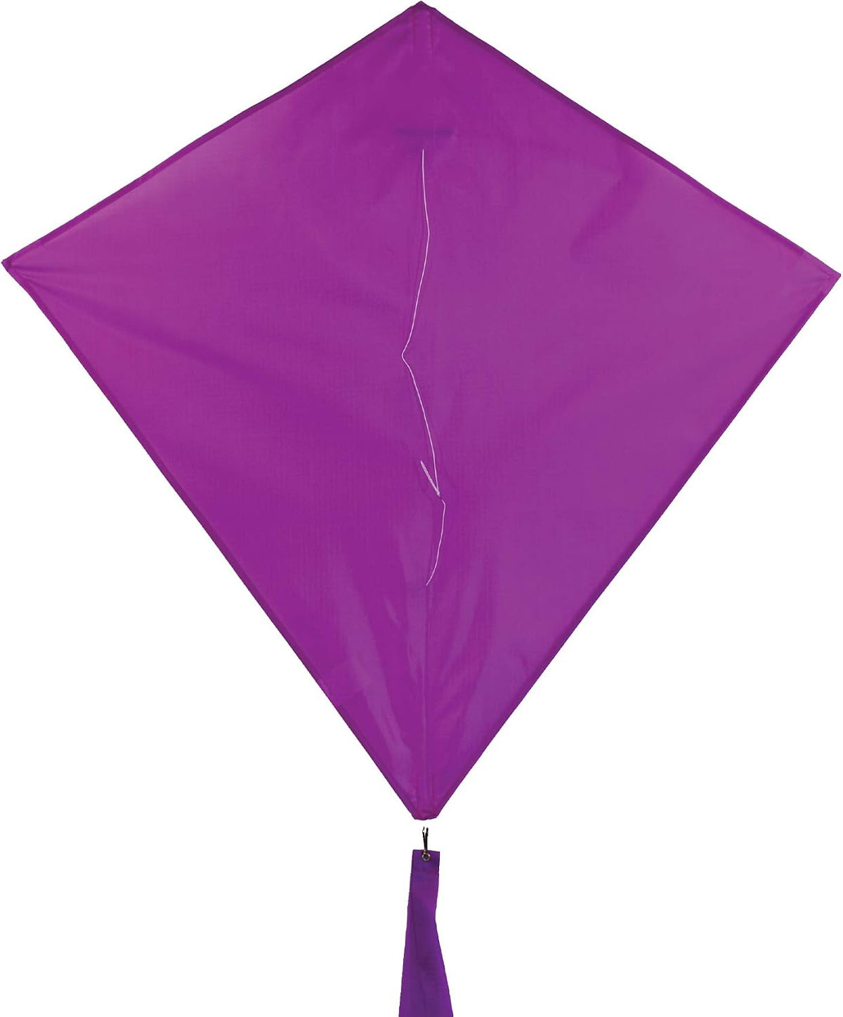In the Breeze 3325, Coconut 30 Inch Diamond Kite, Solid White - Grape