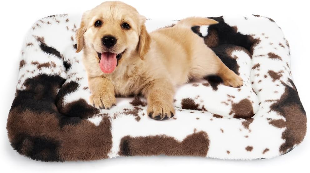 Dog Bed Crate Pad Pet Cushion Crate Mat Puppy Bed for Small Dogs Soft - Small