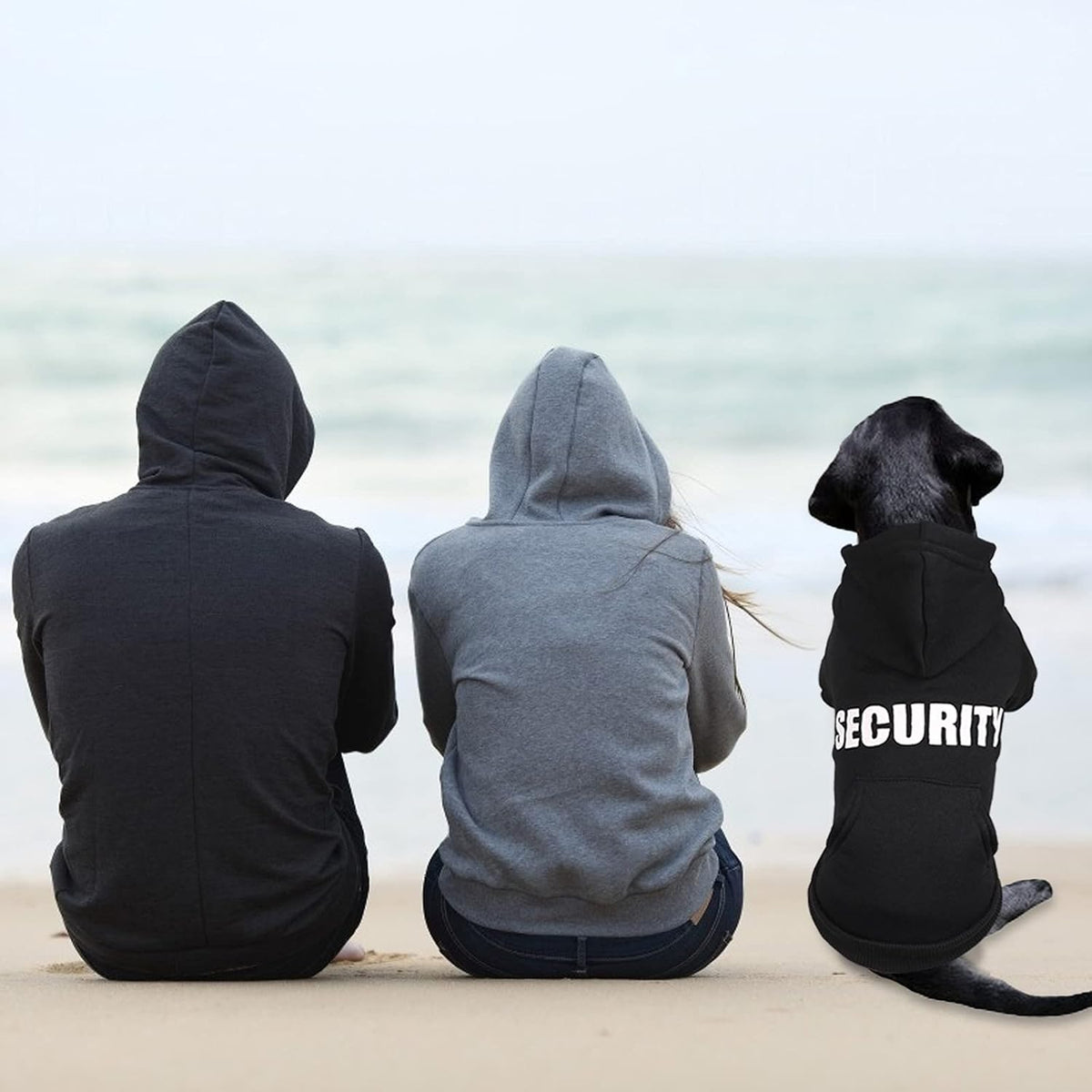 Security Dog Sweater Soft Brushed Fleece Clothes Hoodie Sweatshirt - Large - image 2