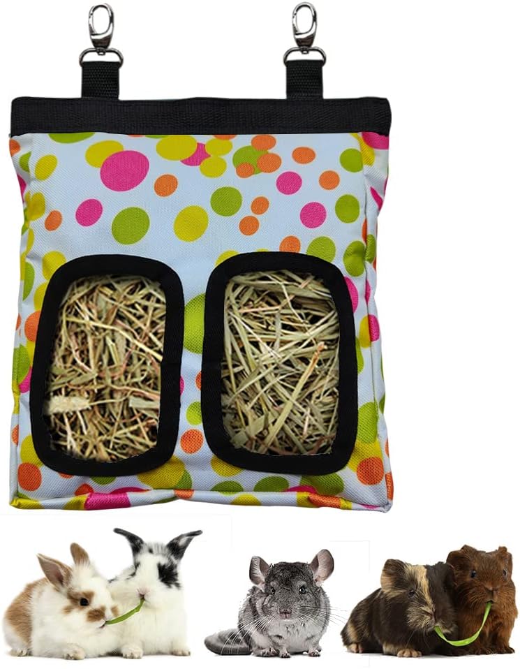 RIOUSSI Guinea Pig Hay Feeder - Colorfuldots / M - 13"x9"x2"