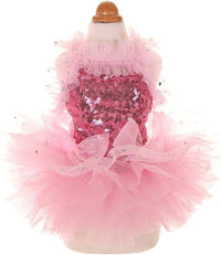 Fashion Sweet Puppy Dog Blingbling Princess Skirt Pet Dog Lace Cake