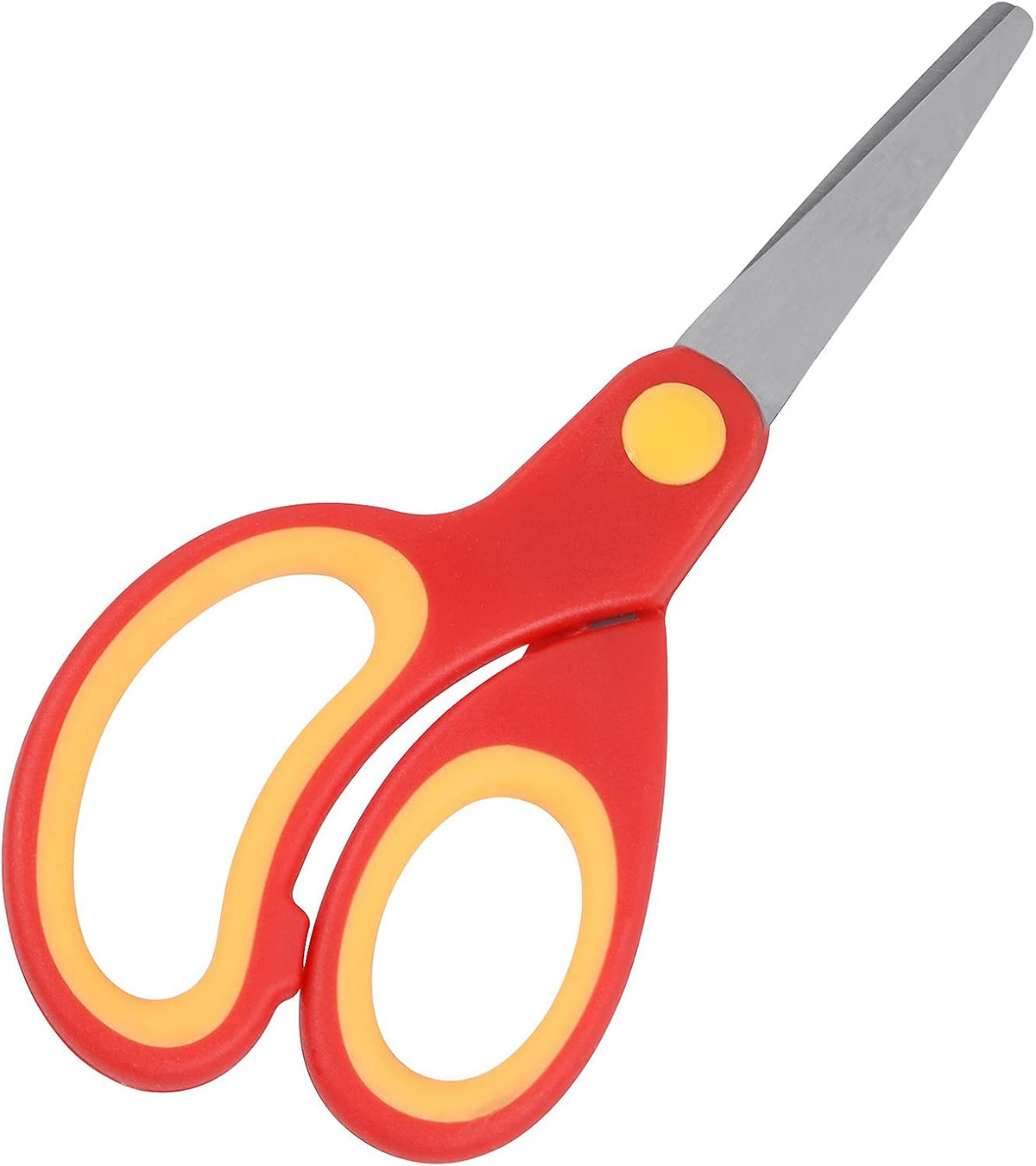 Kids Scissors 5"，5 Inch School Bulk Classroom Student Blunt Scissors – Fun for Kids & Family - 36 - image 3