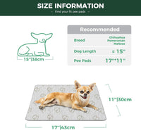 FXW Washable Pee Pads for Dogs, Super Absorbent - 11" x 17" / 1 Pack - image 3