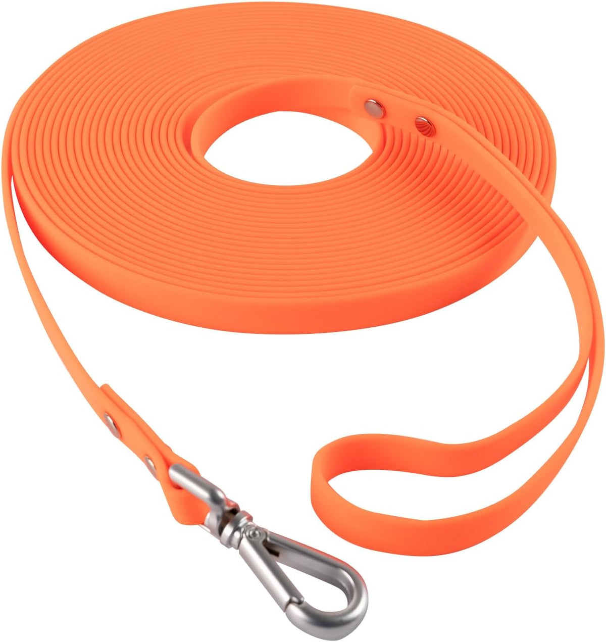 Dog Training Long Leash Waterproof Long Line Heavy Duty Outdoor - 10FT / Orange