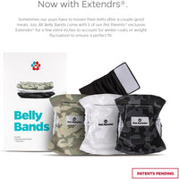Pet Parents Washable Belly Bands for Male Dogs + Extendrs of Durable - Small (13-16") / Camo - image 2