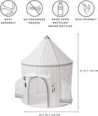 3 Sprouts Kids Play Tent for Ages 3 to 10 - Rocket - image 3