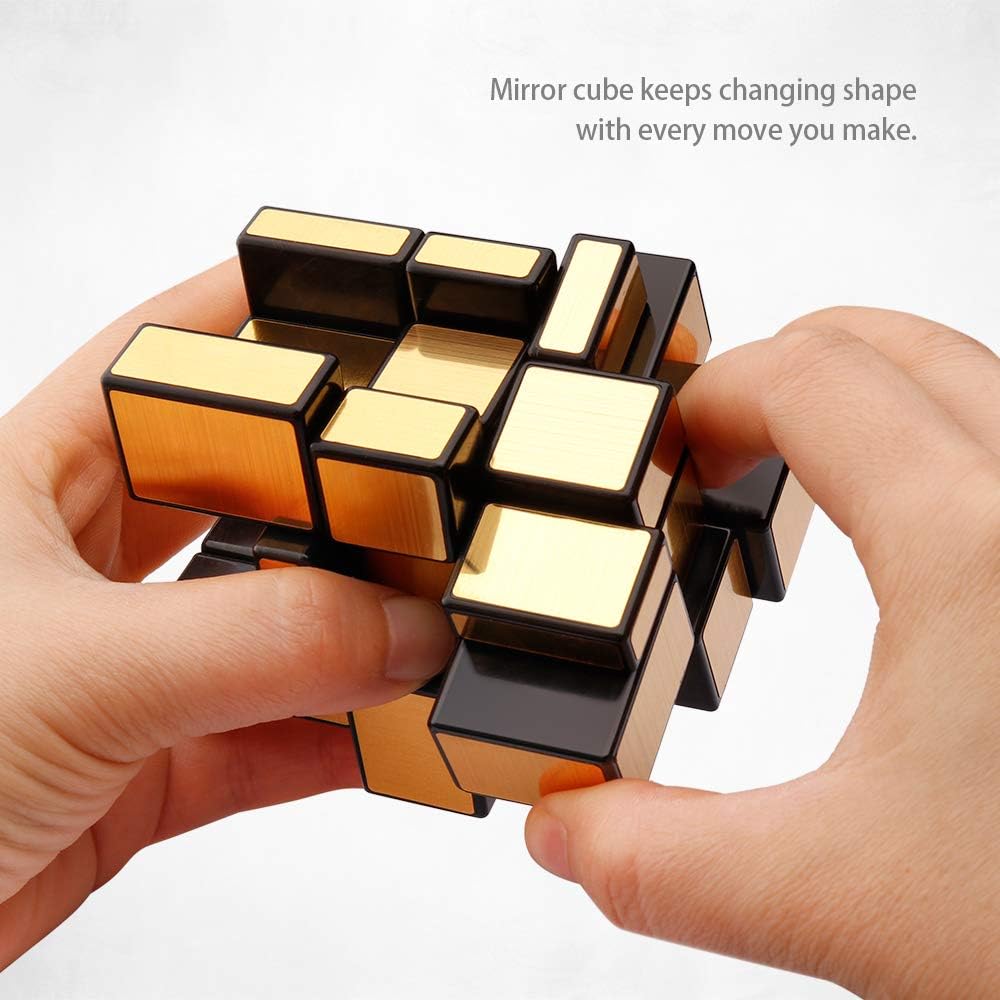 D-FantiX Shengshou Gold Mirror Cube 3x3x3 - Gold - image 3