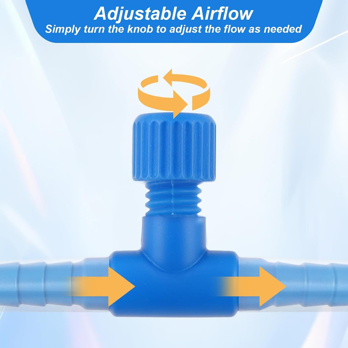 Psyqtsuary Aquarium Air Valve - Blue - image 4